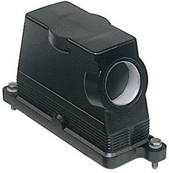 MGO 24.40 | Hood, Size 104.27, IP68 Alu, Screw Locking, 1xM40 side