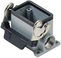 MHP 06 L220 | Surface Mounting Housing, Size 44.27, Alu, 1 Lever, 2xM20 side