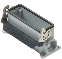 CHP 24 L2 | Bulkhead Mounting Housing, Size 104.27, Alu, 1 lever, 2xPG21 side