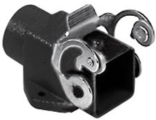 MKAXW AP20 | Bulkhead Mounting Housing, Angled, Size 21.21, W-Type Zinc, 1 Lever Stainless Steel, 1xM20 side, Closed Bottom