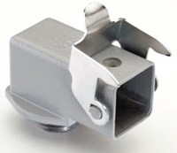 MKA IAF20 | Bulkhead Screw Housing, Angled, Size 21.21, Zinc, 1 Lever Steel, 1xM20 External