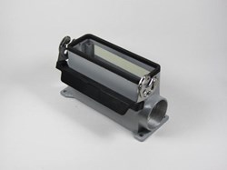 MMAP 16 L240 | Bulkhead Mounting Housing, High, Size 104.27, 830V Alu, 1 lever, 2xM40 side