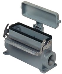 MVAP 06 LS40 | Surface Mounting Housing, High, Size 44.27, V-Type Alu, 1 Lever, 1xM40 side, metal cover