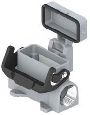 MZP 15 LS225 | Surface Mounting Housing, Size 49.16, Alu, 1 Lever, 2xM25  side, metal cover