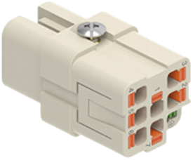 CDYM 07 | Contact block female, push-in confirmation