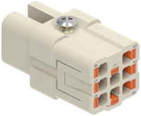 CDYM 08 | Contact block male, push-in confirmation