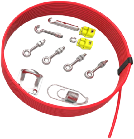 SL4 Installation Kit 20M | Mounting set for pull-wire switch