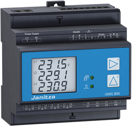 Janitza UMG 806 | Energy analyser with communication - 1402041