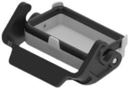 JPC 10 LG | Cover, size 57.27, JEI aluminium, 1 lever, sealing, loop