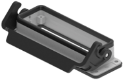 JPI 16 L | Bulkhead Mounting Housing, size 77.27, JEI Alu, 1 lever