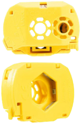 LNO-HYE17A-06F | CONLOX® phase terminal for M10 bolt (hex 17), with 6 A fuse