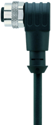 CD-WWAK5.022-10/S2800 | M12 connector, 5p, female 90°, 10 m, PUR, CANopen