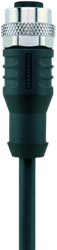 AL-WAK12-10/S370 | M12 connector, 12p, female 0°, 10 m, PUR