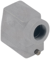 MAOS 10 L32 | hood, high, size 57.27, EMC aluminium, 2 levers, 1xM32 angled