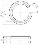 markeerring-9mm-escha-afmetingen
