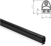 SP 37-1 TPE | Safety switch strip, rubber profile TPE