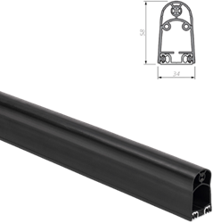 SP 57-2 TPE | Safety switch strip, rubber profile TPE