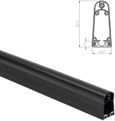 SP 87-2 TPE  | Safety switch strip, rubber profile TPE