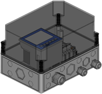 Measuring box model UMG 96-PQ-L (TCP/IP & RS485) - excl. loops