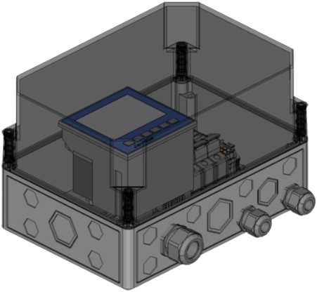 Measuring box model UMG 96-PQ-L LP Meetkast model UMG 96-PQ-L LP (TCP/IP & RS485)
