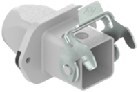 MKA IVG20 | Bulkhead Mounting Housing, size 21.21 zinc, with 1 lever, steel, 1xM20 straight