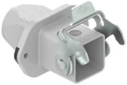 MKA IVG20 | Bulkhead Mounting Housing, size 21.21 zinc, with 1 lever, steel, 1xM20 straight