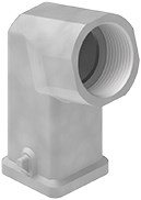 MKAS VA25 | Hood, EMC series, with 2 pegs, M25 side cable entry, size "21.21"