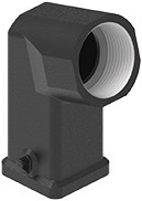 MKAW VA25 | Hood, W-TYPE series, with 2 pegs, M25 side cable entry, size "21.21"