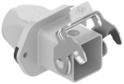 MKAXX IVG20 | Bulkhead Mounting Housing, size 21.21 zinc, 1 lever stainless steel, 1xM20 straight