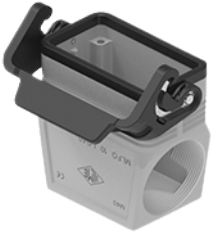 MLFO 10 LG40 | Hood, high, size 57.27, Alu, 1 lever IL-BRID, 1xM40 angled, without adapter