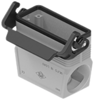 MLFO 16 LG40 | Hood, high, size 77.27, Alu, 1 lever IL-BRID, 1xM40 angled, without adapter