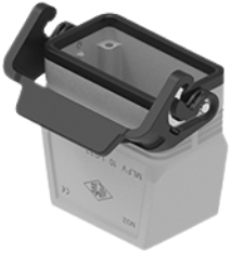 MLFV 10 LG25 | Hood, high, size 57.27, Alu, 1 lever IL-BRID, 1xM25 straight, without adapter