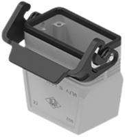 MLFV 10 LG40 | Hood, high, size 57.27, Alu, 1 lever IL-BRID, 1xM40 straight, without adapter