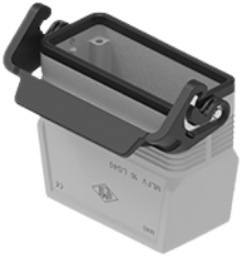 MLFV 16 LG40 | Hood, high, size 77.27, Alu, 1 lever IL-BRID, 1xM40 straight, without adapter