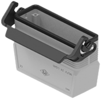 MLFV 24 LG25 | Hood, high, size 104.27, Alu, 1 lever IL-BRID, 1xM25 straight, without adapter