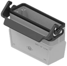 MLFV 24 LG25 | Hood, high, size 104.27, Alu, 1 lever IL-BRID, 1xM25 straight, without adapter