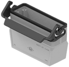 MLFV 24 LG40 | Hood, high, size 104.27, Alu, 1 lever IL-BRID, 1xM40 straight, without adapter