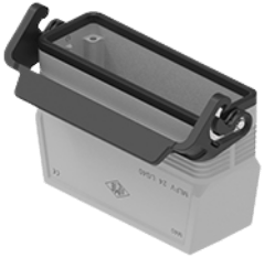 MLFV 24 LG40 | Hood, high, size 104.27, Alu, 1 lever IL-BRID, 1xM40 straight, without adapter