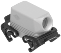 MLO 10 X20 | Hood, size 57.27, Alu, 2 levers IL-BRID, 1xM20 angled