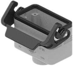 MLV 10 LG25 | Hood, size 57.27, Alu, 1 lever IL-BRID, 1xM25 straight