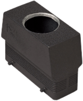 MQVE 24.40 | hood, size 104.27, E-Xtreme aluminium, 4 levers, 1xM40 straight, large wiring compartment