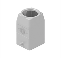 MXA 02 V25 | Hood, MIXO TWO, zinc, 2 pegs, 1xM25 straight