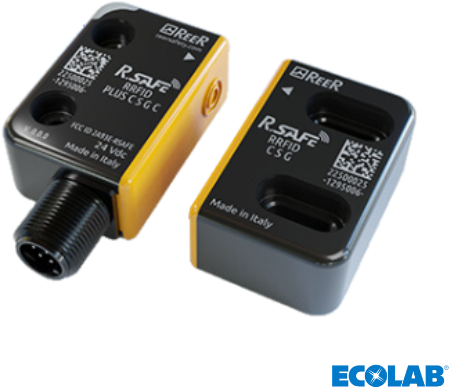 RRFID PLUS C S U C | RFID safety switch, Uniquely coded, M12 Connector, 22mm wide