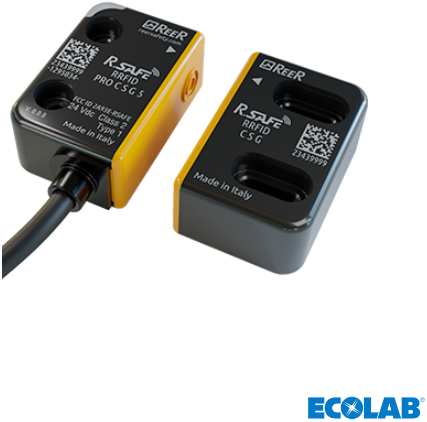 RRFID PRO C S G 1 | RFID safety switch, actuator coded, 1m cable, 22mm wide
