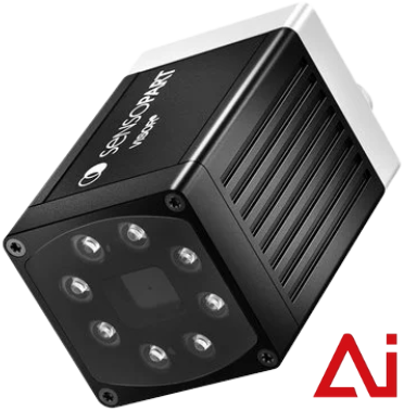 V20-OAI-A3-I-W-M2-L | Vision sensor, object AI, advanced, infrared LED's, motoric focus