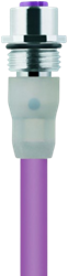 PB-FKSW2.012-10/16/S1800/S3941 | M12 connector, 5p, female 0°, 10 m, front wall, Profibus