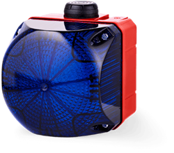 QSS 876 165 313 | Optical/Acoustic, 230 VAC, blue, LED, buzzer