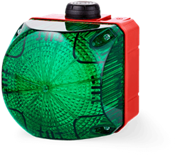 QSS 876 166 313 | Optical/Acoustic, 230 VAC, green, LED, buzzer