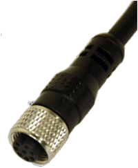 R-SAFE CF 8P 5 | M12 extension cable, 8-polig, 0°, female, 5 m, pvc