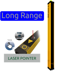 SO 4B LR-A ILP | Safety light curtain, Type 4, laser pointer, status lamp